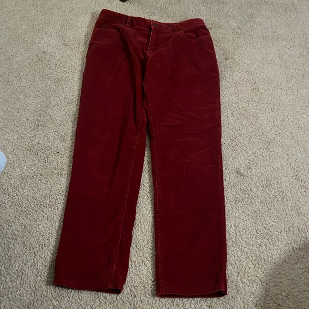 Eddie Bauar Red Corduroys